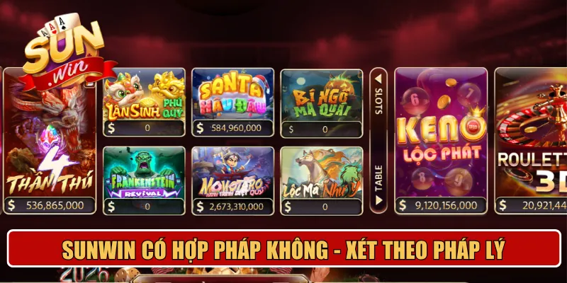 Sunwin có hợp pháp không - Xét theo pháp lý
